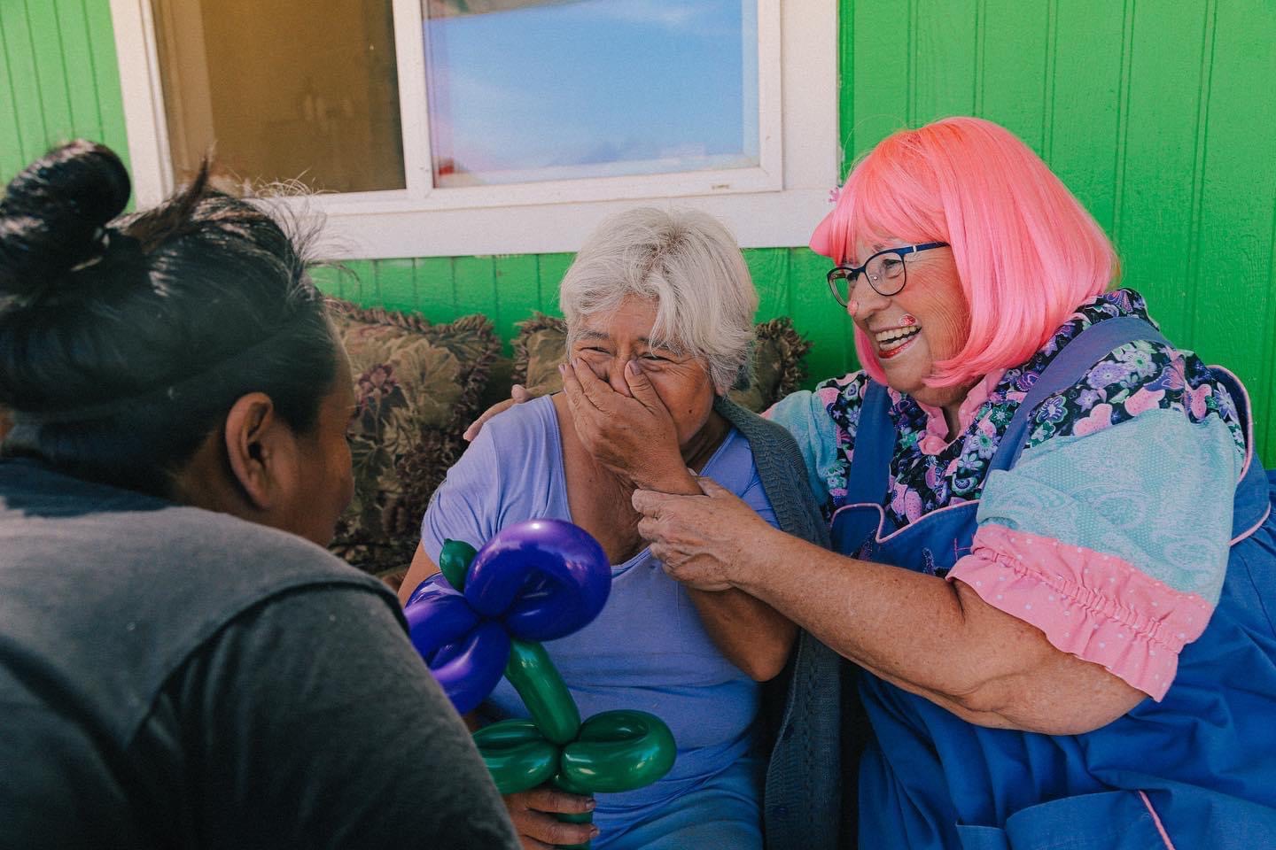 Balloons at a Mexico Mission Trip